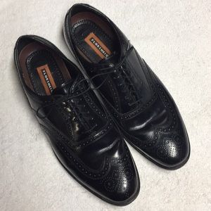 Florsheim Men’s Black Leather Wingtips Size 13 EEE